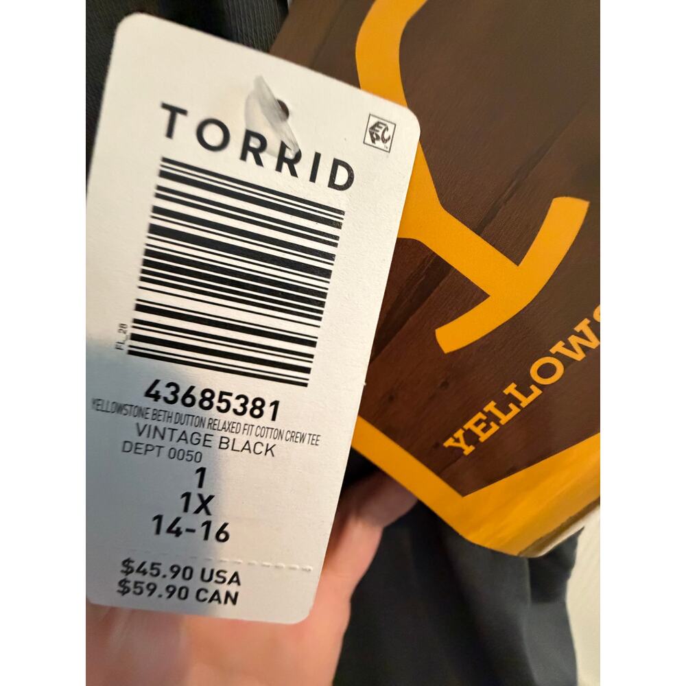 NWT Torrid Yellowstone t-shirt - Picture 4 of 5